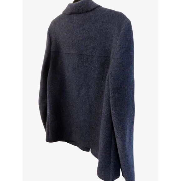 Land’s End 14T Boiled Wool Button Down Sweater Jacket, Cardigan, Blazer Style - Picture 5 of 12